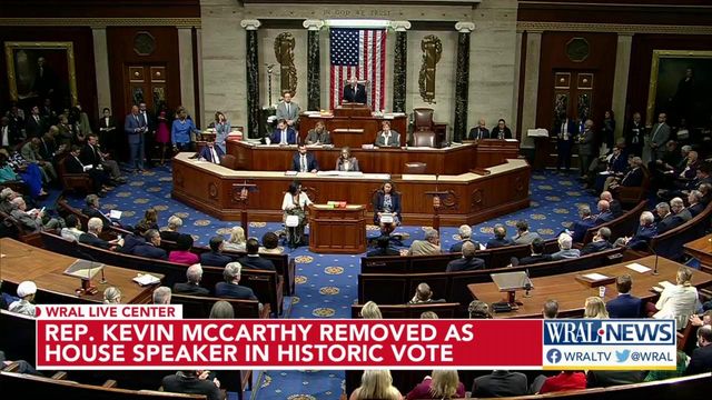 Kevin McCarthy removed as House speaker in historic vote