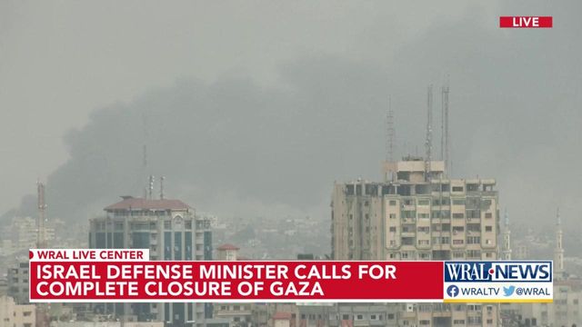 Israel orders complete siege of Gaza 