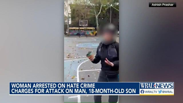 Woman charged with hate crime after attacking man & 18-month-old son