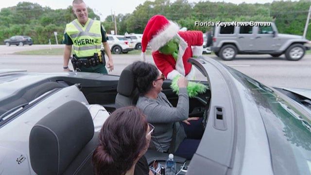 Sheriff's office plays Grinch for some drivers going too fast