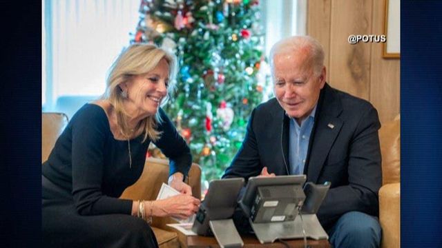 President, first lady call military members on Christmas