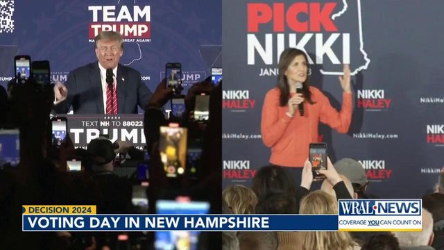 New Hampshire primary: Trump and Haley face off