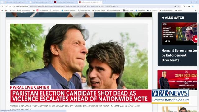 Pakistan election candidate shot dead 