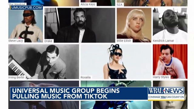 Universal Music Group begins pulling music from TikTok 