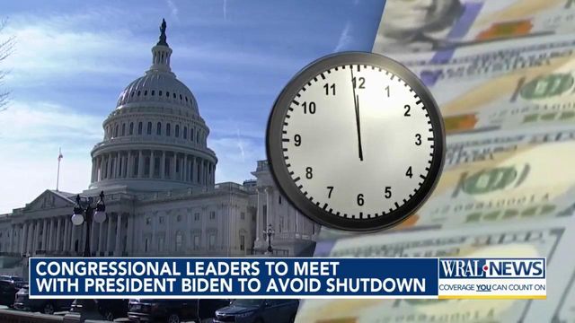Congressional leaders to meet with President Biden to avoid shutdown