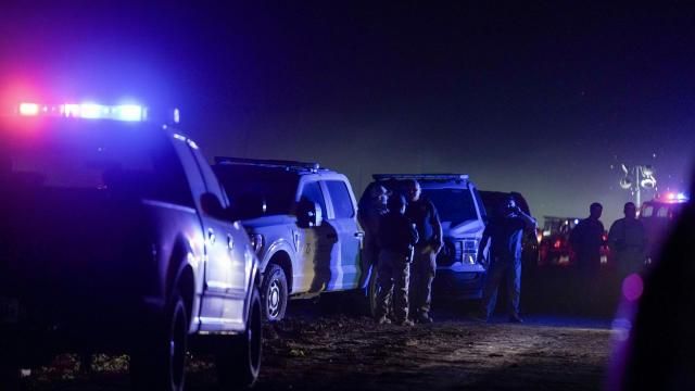 Emergency responders at the site of a helicopter crash near La Grulla, Texas, not far from the border with Mexico, on March 8, 2024. Three people were killed and one was critically injured after a helicopter carrying National Guard members and a Border Patrol agent crashed in southern Texas on Friday while following people who were crossing the border with Mexico, officials said. (Verónica G. Cárdenas/The New York Times) Emergency responders at the site of a helicopter crash near La Grulla, Texas, not far from the border with Mexico, on March 8, 2024. Three people were killed and one was critically injured after a helicopter carrying National Guard members and a Border Patrol agent crashed in southern Texas on Friday while following people who were crossing the border with Mexico, officials said. (Verónica G. Cárdenas/The New York Times)
