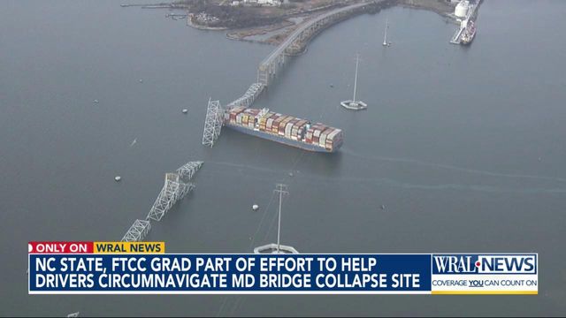 NC State grad part of effort diverting drivers after Baltimore bridge collapse; search for missing to resume Wednesday