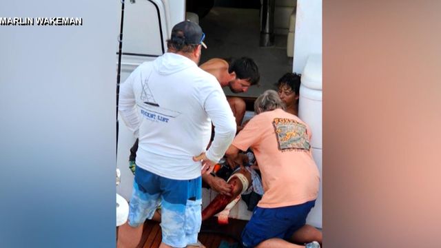Florida man survives shark attack in Bahamas