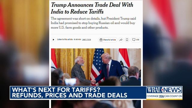 What's next for tariffs? Refunds, prices and trade deals