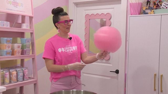 Vermont woman turns childlove of cotton candy into creative business