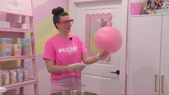 Vermont woman turns childlove of cotton candy into creative business