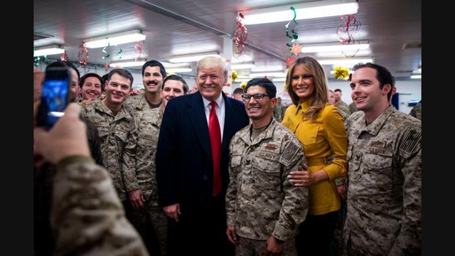 Trump in Iraq: First Visit to U.S. Troops in Combat