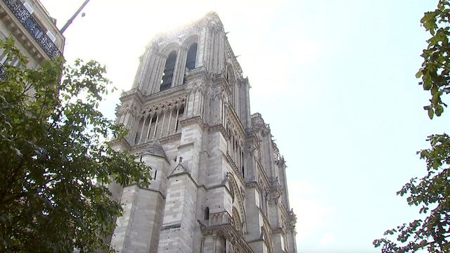French officials tour Notre Dame cathedral, see extent of damage