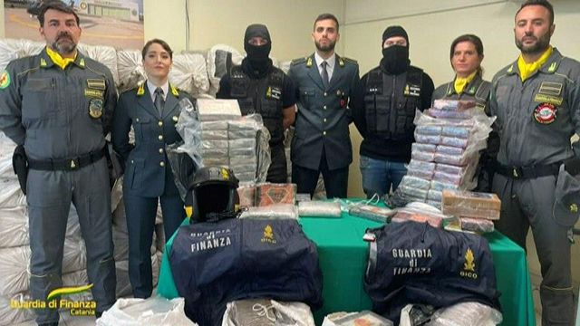 Millions worth of cocaine found off coast of Sicily