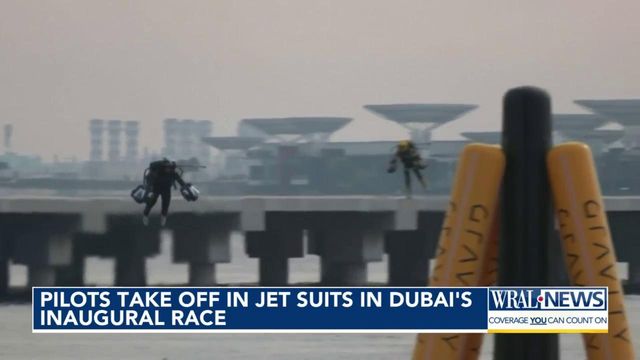 Superheros in Dubai: Jet Suit race series takes off