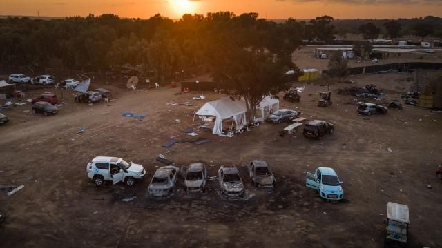 FILE —Abandoned and destroyed vehicles remain scattered at the site of the Nova music festival, where witnesses reported seeing rapes nearby after the Hamas-led attacks on Oct. 7, 2023, near the Israeli kibbutz of Re'im, Oct. 11, 2023. A United Nations report released on Monday, March 4, 2024, said that it had found grounds to believe that sexual violence occurred against women during the Hamas-led Oct. 7 attack on Israel and evidence that hostages being held in the Gaza Strip were also assaulted. It called for a full investigation. (Sergey Ponomarev/The New York Times) FILE —Abandoned and destroyed vehicles remain scattered at the site of the Nova music festival, where witnesses reported seeing rapes nearby after the Hamas-led attacks on Oct. 7, 2023, near the Israeli kibbutz of Re'im, Oct. 11, 2023. A United Nations report released on Monday, March 4, 2024, said that it had found grounds to believe that sexual violence occurred against women during the Hamas-led Oct. 7 attack on Israel and evidence that hostages being held in the Gaza Strip were also assaulted. It called for a full investigation. (Sergey Ponomarev/The New York Times)