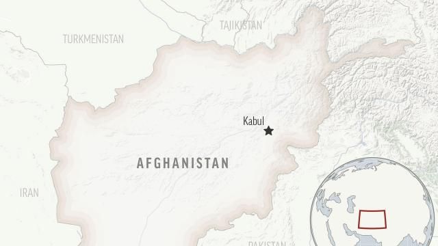 This is a locator map for Afghanistan with its capital, Kabul. (AP Photo) This is a locator map for Afghanistan with its capital, Kabul. (AP Photo)