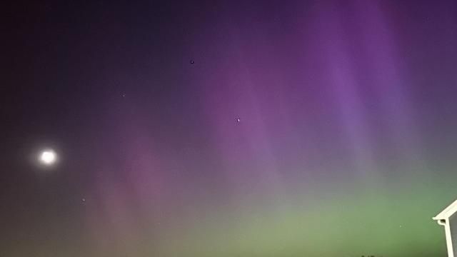 Northern lights in Pittsboro