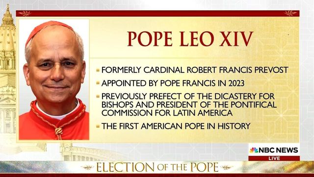 Leo XIV becomes first American pope in 2,000-year history of Catholic Church