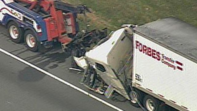 WEB ONLY: Sky 5 Coverage of I-95 Wreck