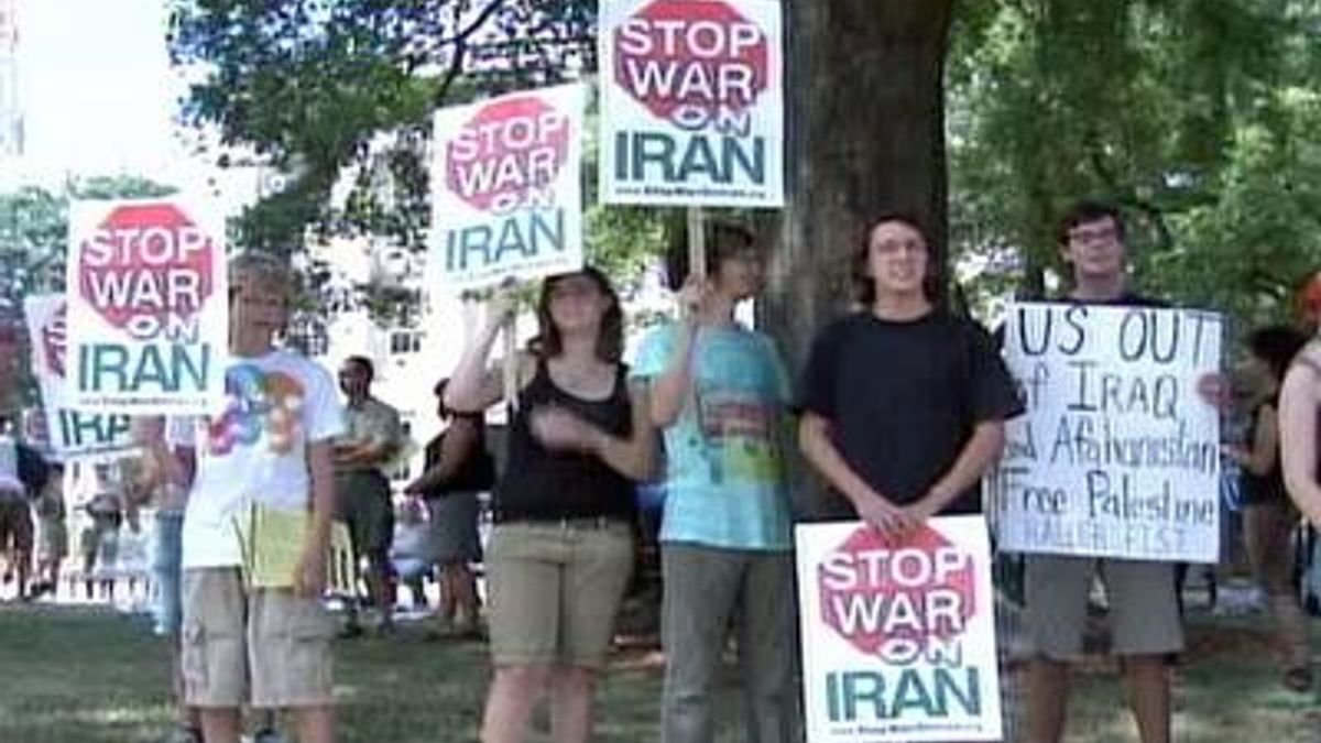 N.C. group protests war with Iran