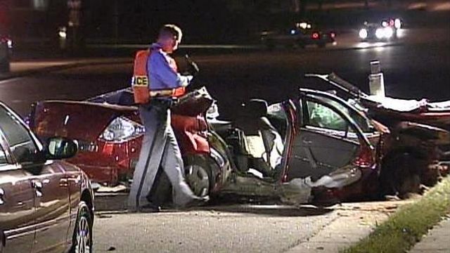 Police: Drunken Raleigh driver crossed six lanes, crashed