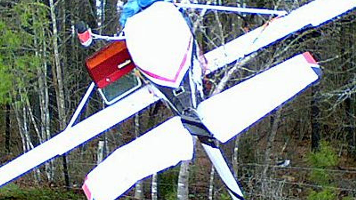 Plane flipped at Louisburg airport
