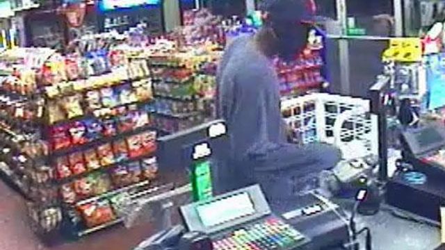 Homestead BP armed robbery surveilliance video