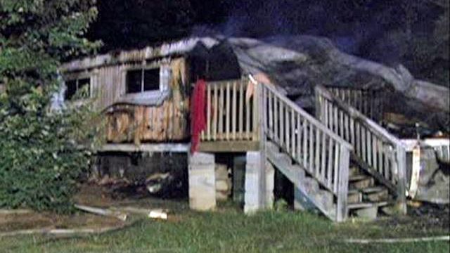 Fire destroys Vance mobile home