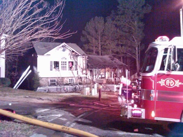 House fire displaces Raleigh woman