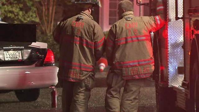 Cary police investigating home break-in, arson