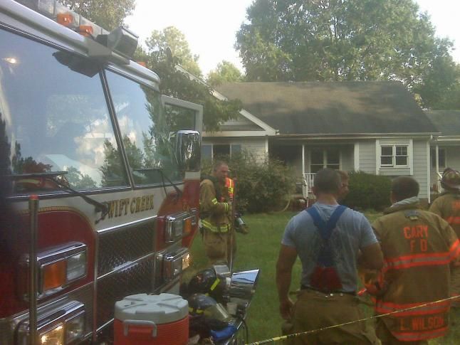 Three displaced by Raleigh house fire