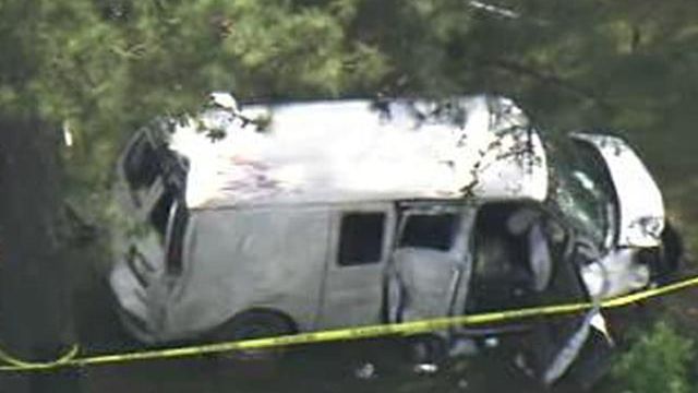 Van smashes into house, killing driver