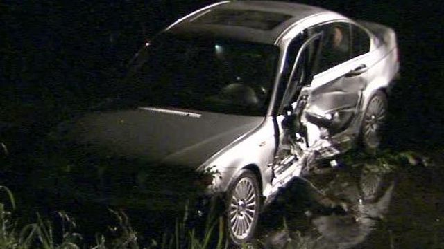 Raleigh officer, BMW driver crash