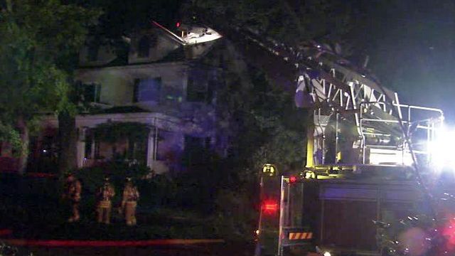 Lightning to blame for Raleigh bed and breakfast fire