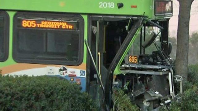 Four injured in Durham transit bus crash