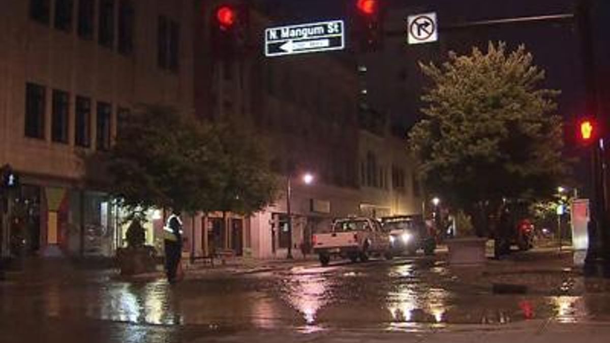 Durham water main break
