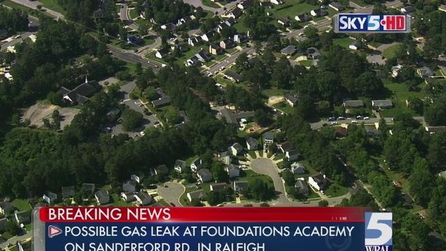Gas smell reported at Raleigh day care