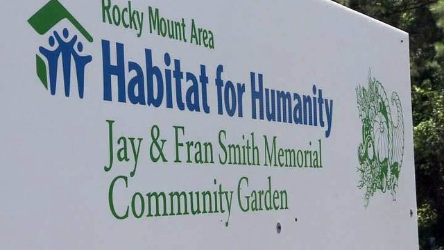 Habitat plans to differentiate between two Rocky Mount vegetable gardens