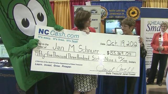 Lucky fair-goer gets unclaimed funds