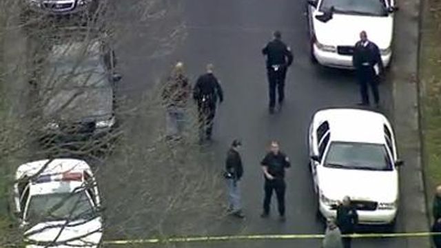 Sky 5: Search for suspect in Durham police shooting