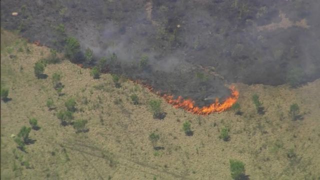 SKY5 over Wilson forest fire