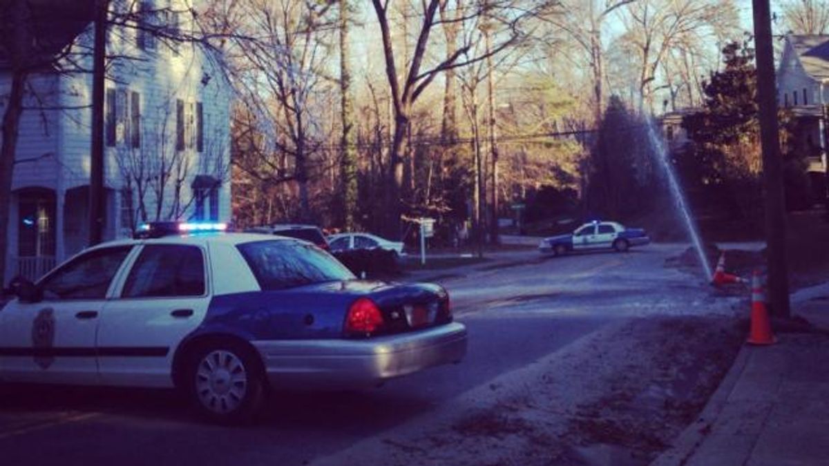 Raleigh water main break