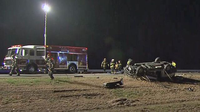 Three children injured in double fatal wreck on I-95