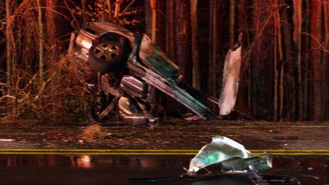 Durham police investigating fiery wreck