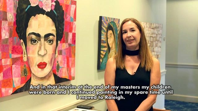 Mexican artist showcases her work