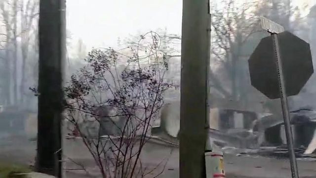 Man watches Gatlinburg home burn on security camera