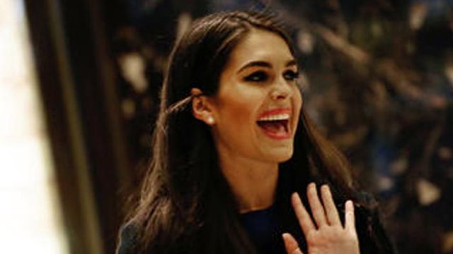 Trump names Hope Hicks as WH communications director
