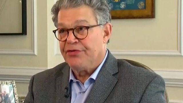 Franken feels 'embarrassed and ashamed' about groping claims