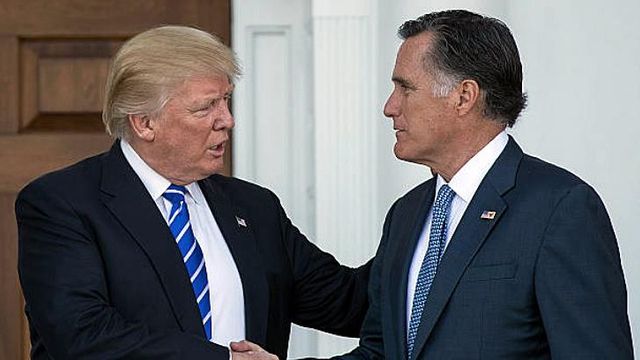 Trump endorses Mitt Romney for Utah Senate